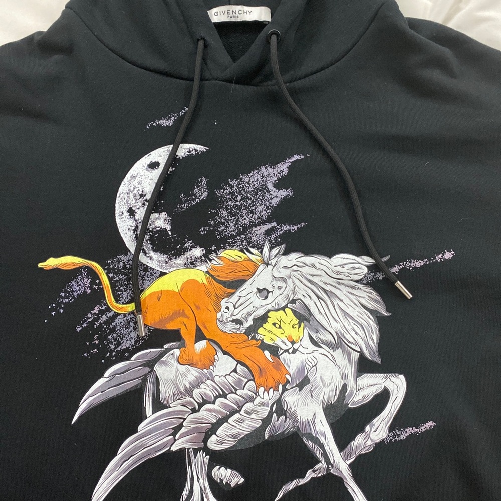 Givenchy moonlight lion and pegasus hoodie